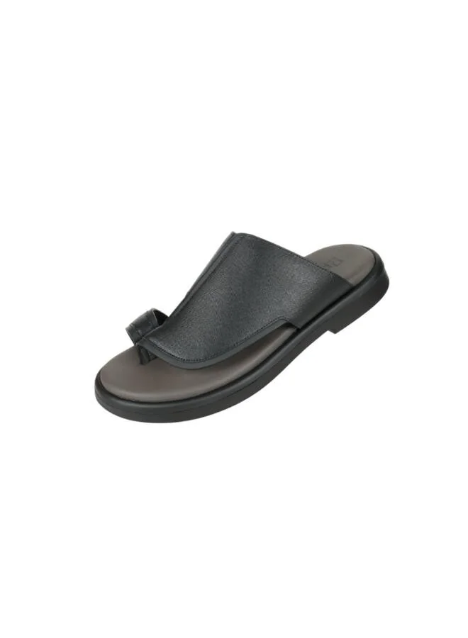 008-3855 Barjeel Uno Mens Finger Grip Casual Sandals BOM1-01 Black
